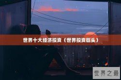 世界十大经济投资（世界投资巨头）