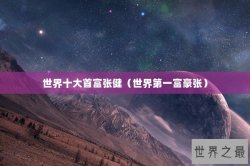 世界十大首富张健（世界第一富豪张）