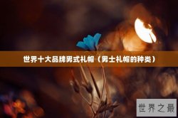 世界十大品牌男式礼帽（男士礼帽的种类）