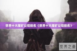 世界十大煤矿公司排名（世界十大煤矿公司排名）