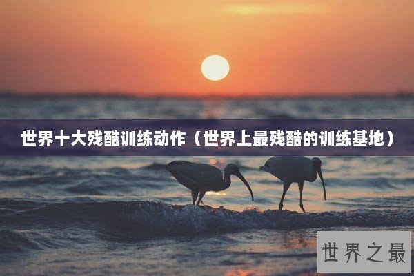 世界十大残酷训练动作（世界上最残酷的训练基地）