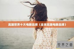 高端世界十大电器品牌（全球高端电器品牌）