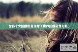 世界十大防疫图鉴国家（世界防疫韧性排名）