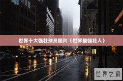世界十大强壮球员图片（世界最强壮人）