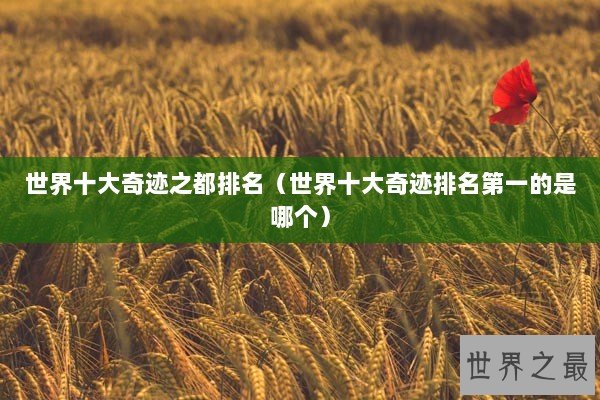 世界十大奇迹之都排名（世界十大奇迹排名第一的是哪个）