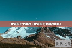 世界前十大事故（世界前十大事故排名）