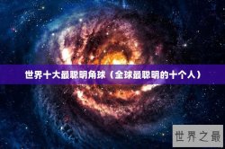 世界十大最聪明角球（全球最聪明的十个人）