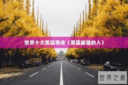 世界十大黑篮奇迹（黑篮最强的人）