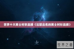 世界十大男士衬衣品牌（比较出名的男士衬衫品牌）