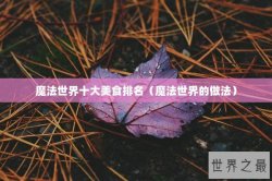 魔法世界十大美食排名（魔法世界的做法）