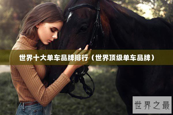 世界十大单车品牌排行（世界顶级单车品牌）