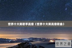 世界十大男歌手高音（世界十大男高音歌曲）
