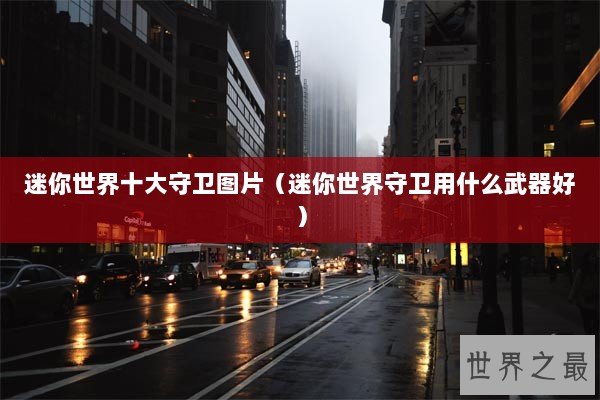 迷你世界十大守卫图片（迷你世界守卫用什么武器好）