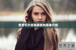 世界十大防导系统的简单介绍