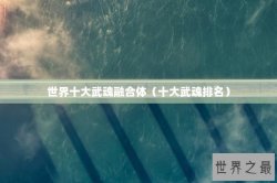 世界十大武魂融合体（十大武魂排名）