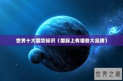 世界十大国货标识（国际上有哪些大品牌）