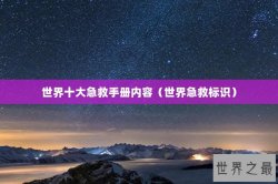 世界十大急救手册内容（世界急救标识）
