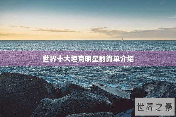 世界十大坦克明星的简单介绍