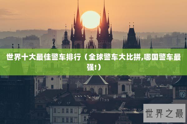 世界十大最佳警车排行（全球警车大比拼,哪国警车最强!）