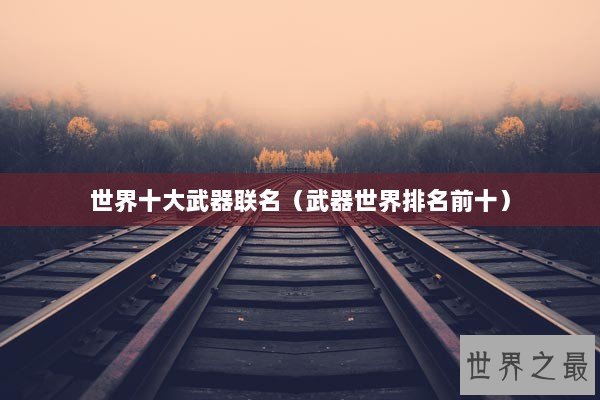 世界十大武器联名（武器世界排名前十）