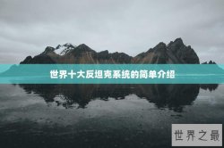世界十大反坦克系统的简单介绍