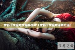 世界十大魔术大揭秘图片（世界十大魔术未解之谜）