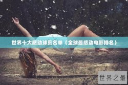 世界十大感动球员名单（全球最感动电影排名）