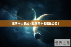 世界十大氨纶（世界前十名氨纶公司）