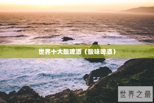 世界十大酸啤酒(酸味啤酒) 世界十大酸啤酒(酸味啤酒)