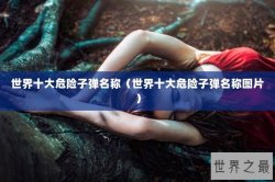 世界十大危险子弹名称（世界十大危险子弹名称图片）
