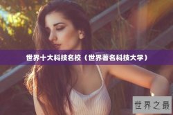 世界十大科技名校（世界著名科技大学）