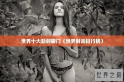 世界十大劲射破门（世界射击排行榜）