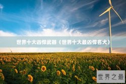 世界十大凶悍武器（世界十大最凶悍名犬）