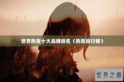 世界热泵十大品牌排名（热泵排行榜）
