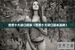 世界十大进口稻米（世界十大进口稻米品种）