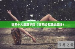 世界十大品酒学院（世界知名酒类品牌）