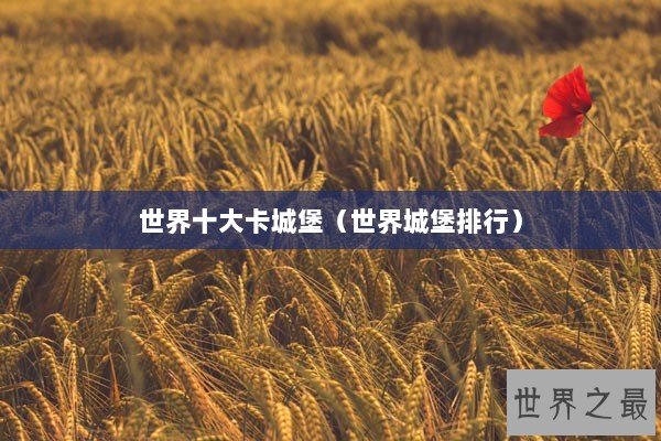 世界十大卡城堡（世界城堡排行）