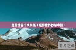 魔兽世界十大杀怪（魔兽世界秒杀小怪）