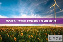 世界激光十大品牌（世界激光十大品牌排行榜）