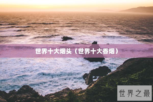 世界十大烟头（世界十大香烟）