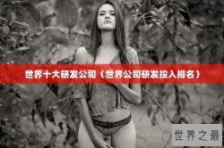 世界十大研发公司（世界公司研发投入排名）