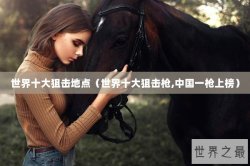 世界十大狙击地点（世界十大狙击枪,中国一枪上榜）