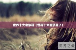 世界十大奢侈鞋（世界十大奢侈鞋子）