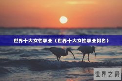 世界十大女性职业（世界十大女性职业排名）