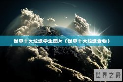 世界十大垃圾学生图片（世界十大垃圾食物）
