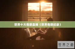 世界十大奇葩直线（世界奇葩纪录）