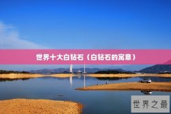 世界十大白钻石（白钻石的寓意）