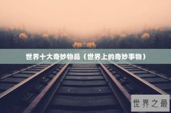 世界十大奇妙物品（世界上的奇妙事物）