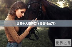 世界十大奇异刀（最奇特的刀）