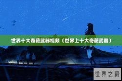 世界十大奇葩武器视频（世界上十大奇葩武器）